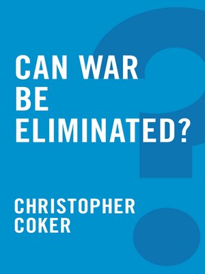 cover image of Can War be Eliminated?
